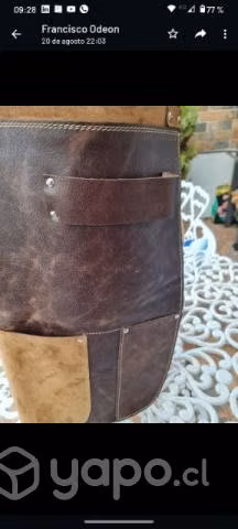 Pechera asadera 100%cuero