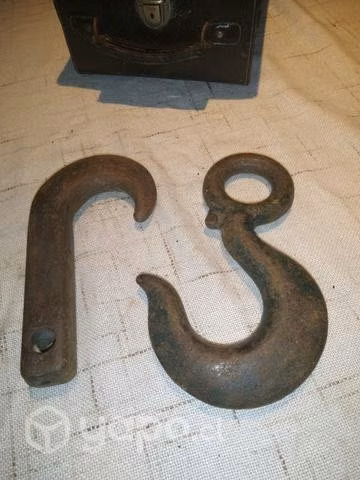 2 antiguos ganchos ,uso ,Deco ,vintage adorno