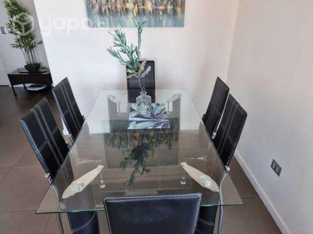 mesa de vidrio con 5 sillas - Imagen 3