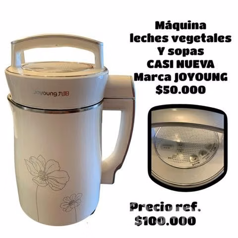 Máquina para hacer leches y sopas marca Joyoung