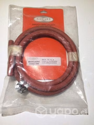 manguera 2 mts 1/4 para alta presion