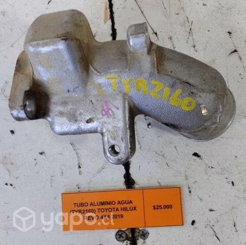 Tubo Aluminio Agua (TYR2160) Toyota Hilux Revo 4x4