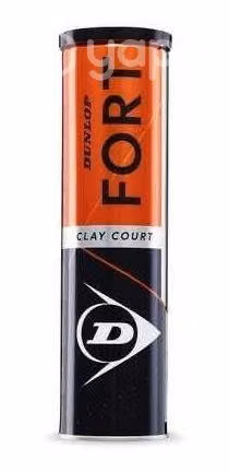 Pelotas De Tenis Dunlop Fort Clay (4 Unidades)