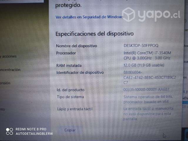 Laptop HP ProBook I7 12GB RAM 500 ROM - Imagen 6