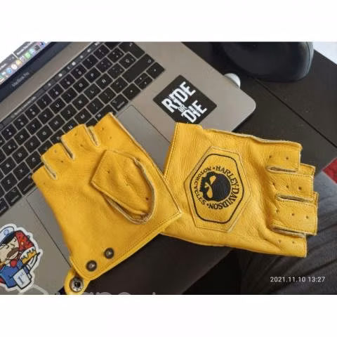 Guantes Logo Harley davidson, cortos