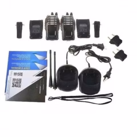 Dos Radio Transmisor Walkie Talkie Baofeng Woki To