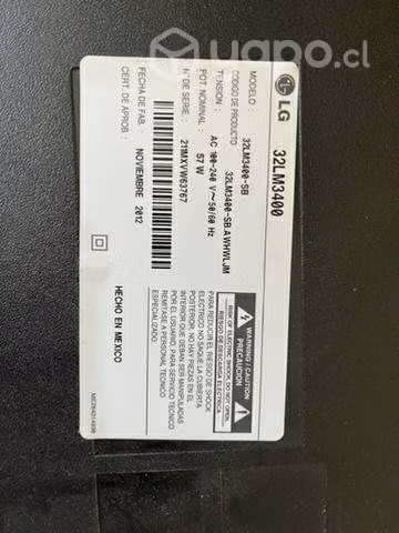 Televisores para repuestos