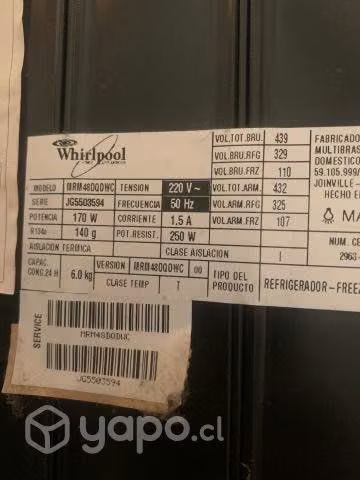 Refrigerador Whirlpool - Imagen 6
