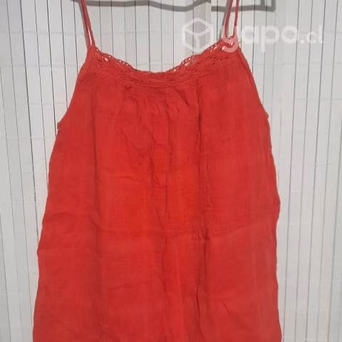 Peto Naranja Hecho a mano Talla M/L Usado