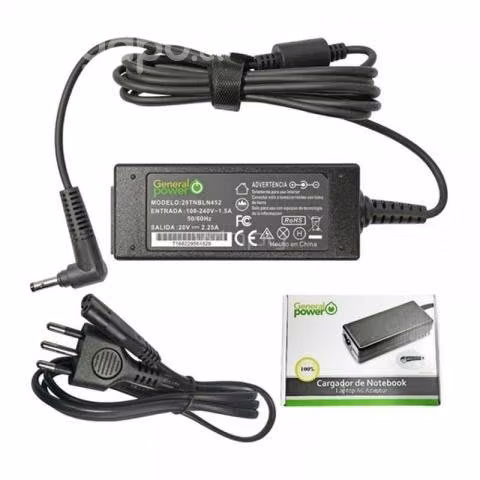 Cargador notebook lenovo 20v 2.25a 4.0 x 1.7mm