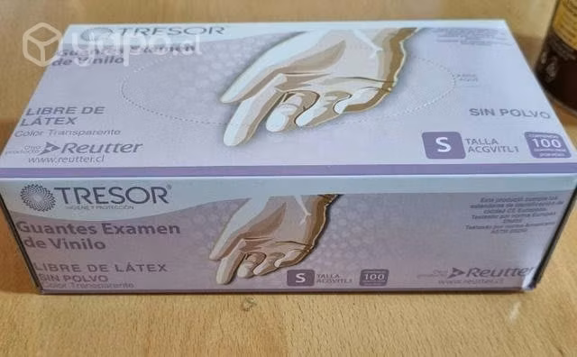Guantes libres de latex sin polvo, 10 cajas de 100