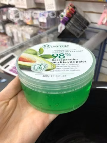 Gel refrescante facial de palta por mayor