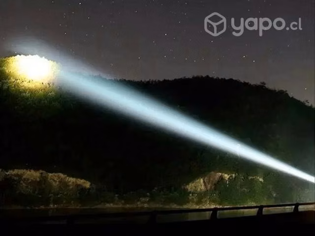 Linterna foco led 400w REALES con cargador celular