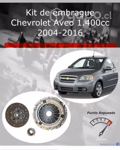 Kit embrague Chevrolet Aveo 1400cc 2004-2016 - Imagen 2