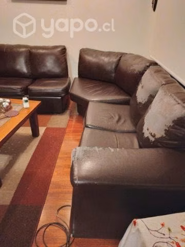 Sillón de PU esquinero tres cuerpo - Imagen 2