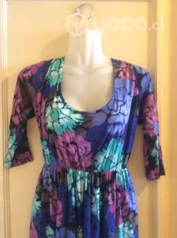 Vestido floreado algodón Small marca Twentyone Usa - Imagen 2
