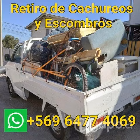Fletes, Retiro Cachureos, Arriendo Grúa Horquilla