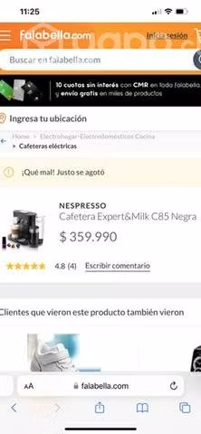 Cafetera Expert&Milk C85 Negra - Imagen 2