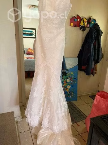 Vestido de novia hecho a mano talla 36