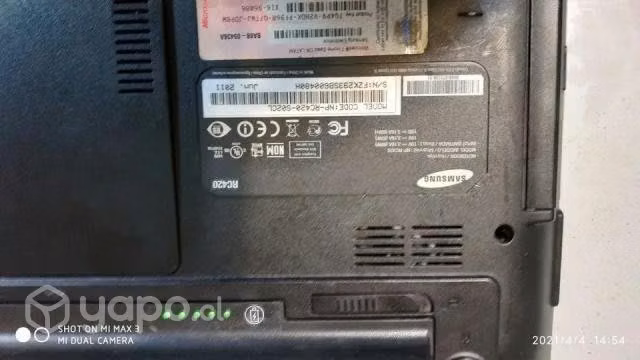 Notebook Samsung Rc420 , I5