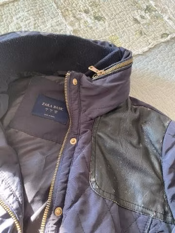 Chaqueta ZARA Azul talla M - Imagen 4