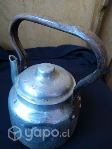 Antigua tetera matera reliquia de la abuela,adorno