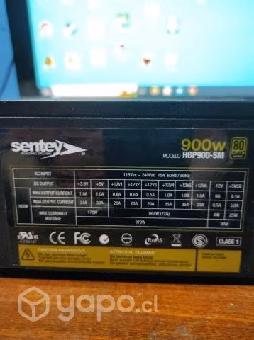 Fuente de poder Gaming 900 watts certificada - Imagen 4