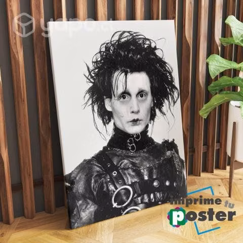 CUADRO DE JOHNNY DEPP 40x55cm llegar y colgar