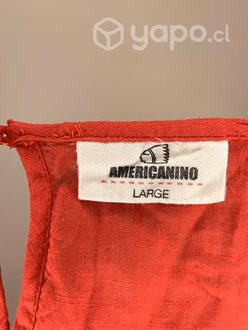 Blusa roja americanino - Imagen 3