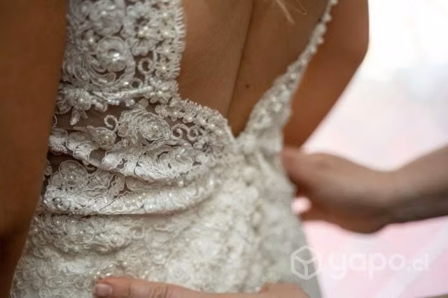 Maravillozo vestido de novia