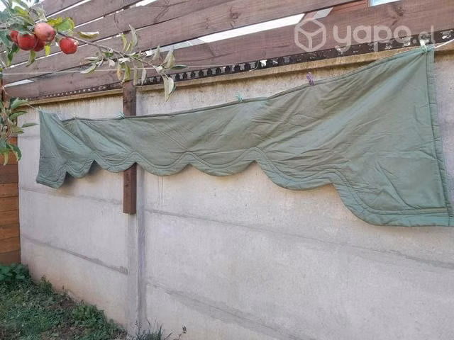 Juego de 5 cortinas comedor + 3 cenefas