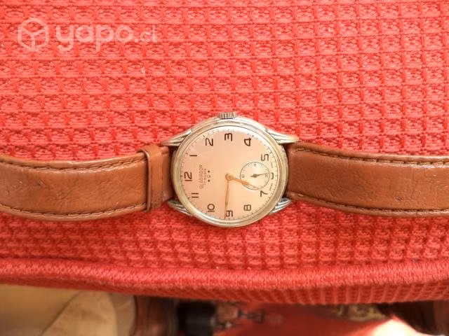 Finisimo reloj acero Gladiador suizo manual