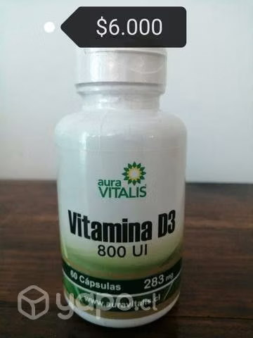 Vitamina D3 60 capsulas
