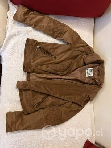 Chaqueta café talla s