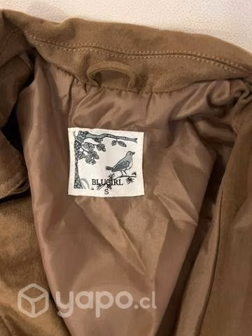 Chaqueta café talla s