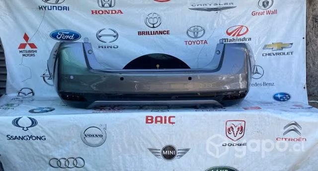 Parachoque Nissan Versa 20-22 Trasero Gris