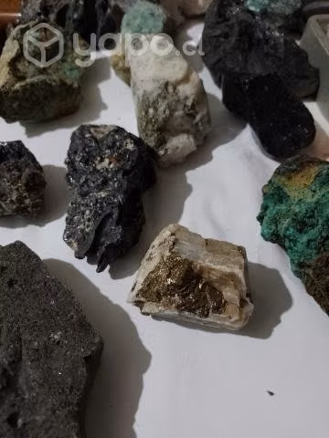 Muestras de rocas y minerales