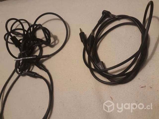 Cables originales Sony para audífonos