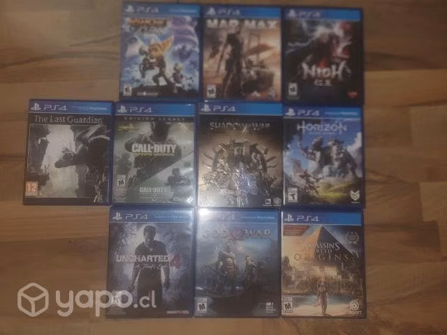 PS4 + 15 juegos