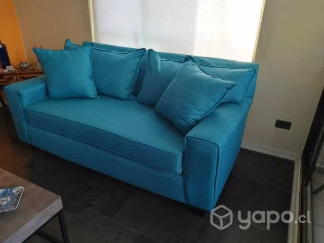 Sillón 3 cuerpos recién tapizado