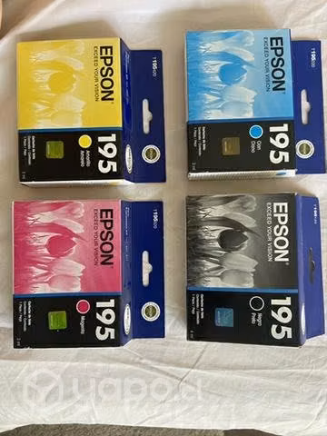 7 cartuchos Tinta Epson 195 XP-101, 201, 211