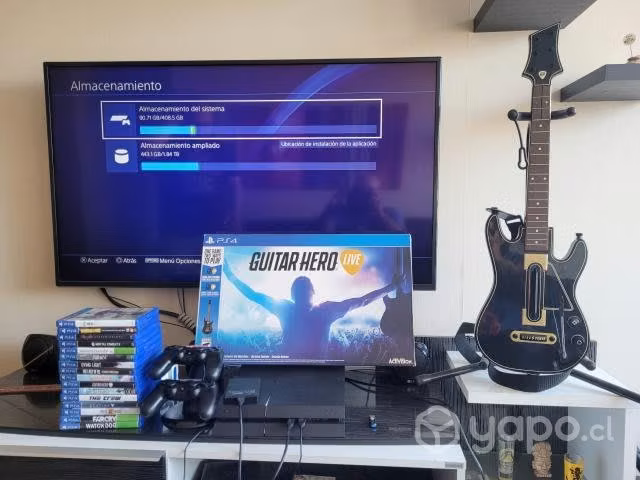 Playstation 4 500GB + Disco duro de 2 TB