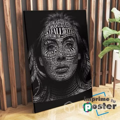 CUADRO DE ADELE 40x55cm tela canvas llegar y colga