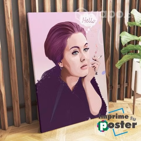 CUADRO DE ADELE 40x55cm tela canvas llegar y colga