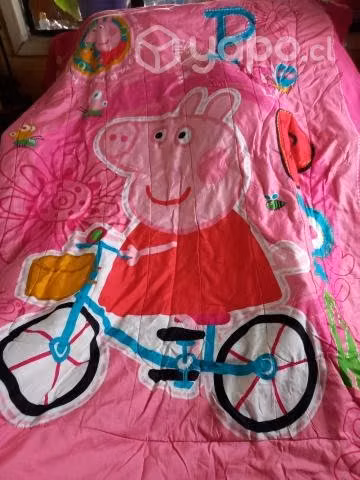 Cobertor reversible pepa pig