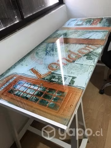 Escritorio vidrio
