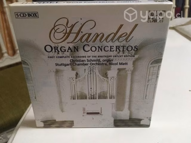 Handel. Conciertos Para Órgano. Integral, 5 CDs