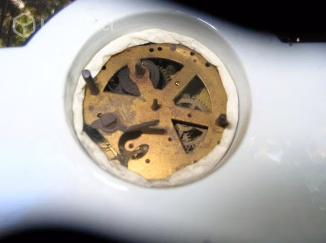 Reloj de Loza mas de 100 Años - Imagen 3
