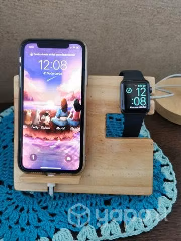 Soporte o Stand de Carga IPhone y Apple Wacht