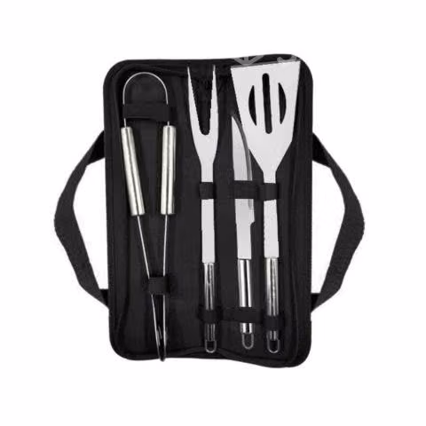 Set Maletín Asado Parrilla 4 Herramientas Grill